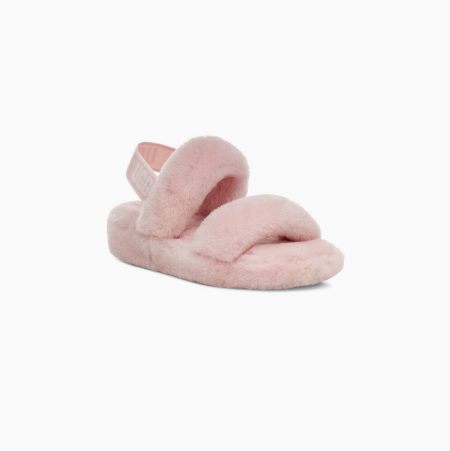 UGG Oh Yeah Pink Slippers for Women (SNUX07829)